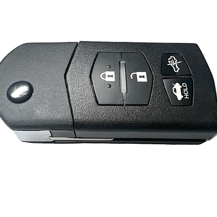 RFC 4 button flip key case for Mazda 6 remote fob MAZ24 blade 2009 2010