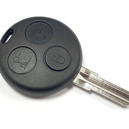RFC 3 button key case for Smart Car ForTwo remote key fob 2003 2004 2005 2006