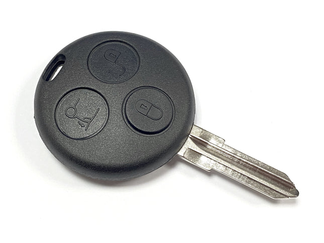 RFC 3 button key case for Smart Car ForTwo remote key fob 2003 2004 2005 2006