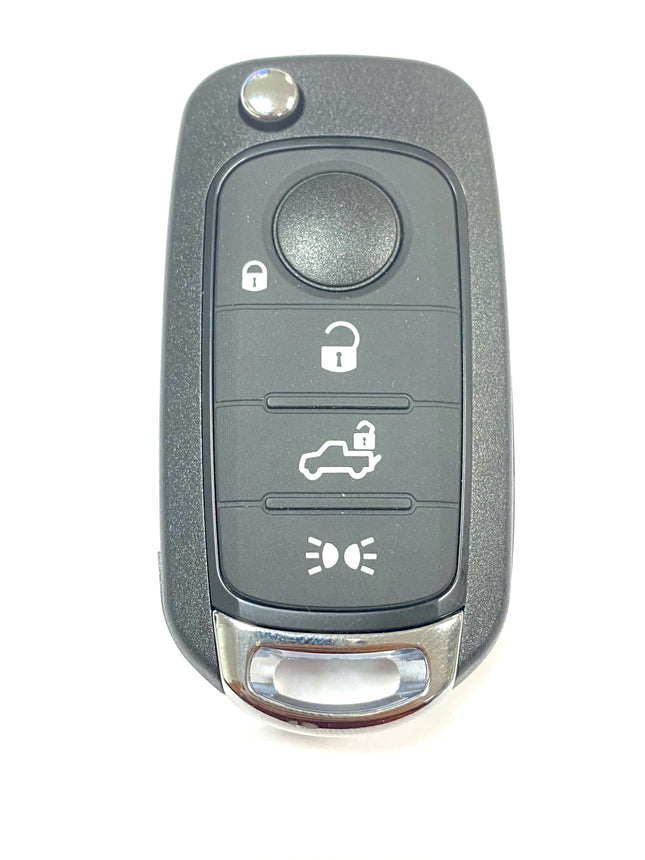 RFC 4 button flip key case for Fiat 500X remote fob 2014 2015 2016 2017 2018 2019 2020 2021 SIP22 blade