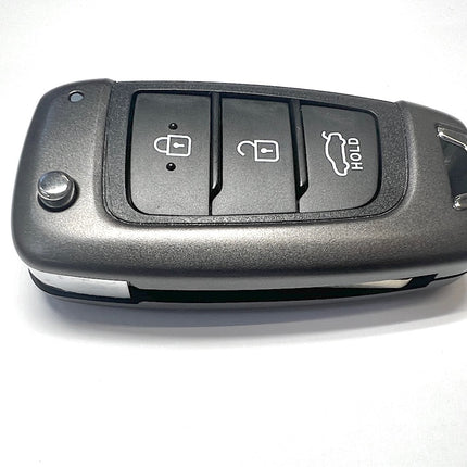 RFC 3 button flip key case for Hyundai Kona remote 2018 2019 2020 2021 2022 2023 HYB14 blade