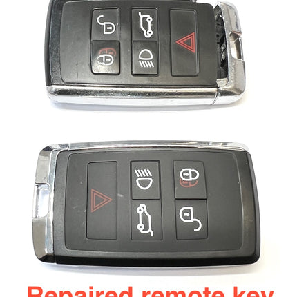 Repair service for Range Rover Evoque L551 5 button smart remote key fob 2018 2019 2020 2021 2022 2023