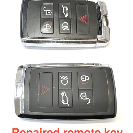 Repair service for Range Rover Sport L494 5 button smart remote key fob 2018 2019 2020 2021 2022