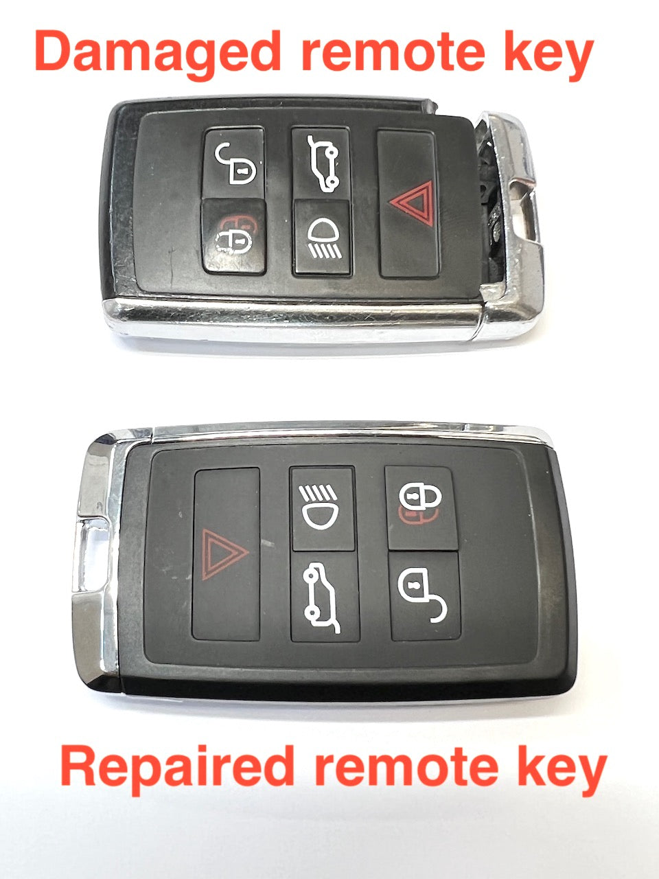 Repair service for Range Rover Sport L494 5 button smart remote key fo ...