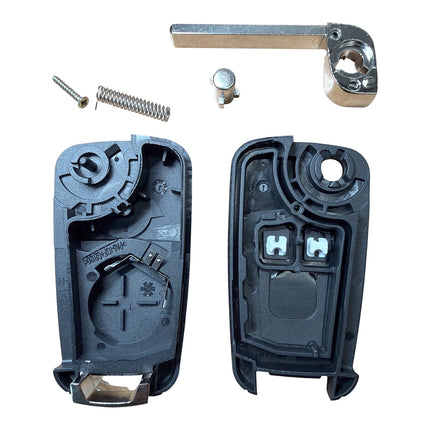 RFC 2 button flip key case for Vauxhall Opel Insignia 2009 2010 2011 2012 2013 2014 2015 2016 remote fob