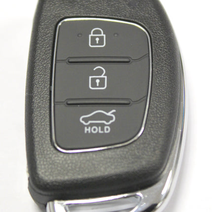 RFC 3 button flip key case for Hyundai I10 I20 I40 Tucson Santa Fe remote 