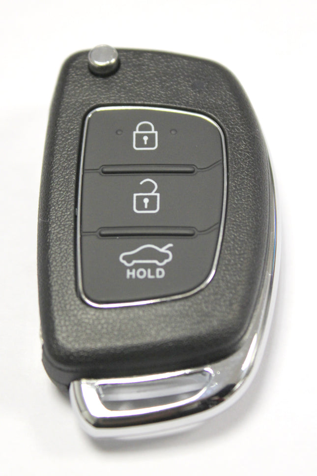 RFC 3 button flip key case for Hyundai I10 I20 I40 Tucson Santa Fe remote 