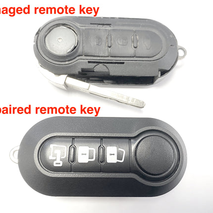 Repair service for Peugeot Boxer 3 button remote flip key 2008 2009 2010 2011 2012 2013 2014 2015 2016 2017 2018 2019 2020 2021 2022