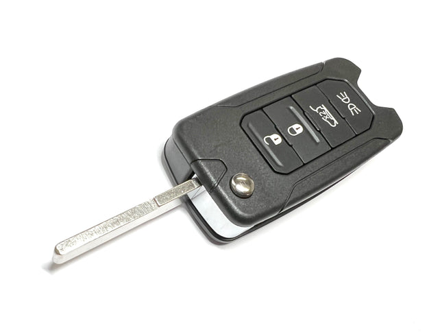 RFC 4 button flip key case for Jeep Renegade remote fob 2014 2015 2016 2017 2018 2019 2020 2021