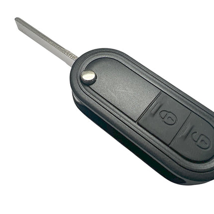 RFC 2 button flip key case shell for MG 3 remote fob HU92R blade