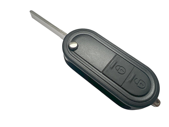RFC 2 button flip key case shell for MG 3 remote fob HU92R blade