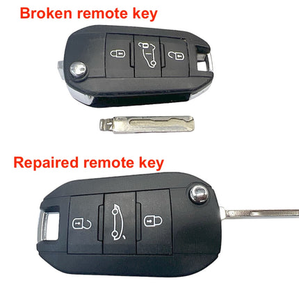 Repair service for Vauxhall Vivaro MK3 van 3 button remote flip key 2019 2020 2021 2022 2023