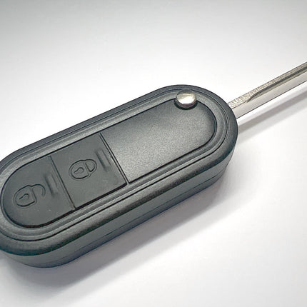 RFC 2 button flip key case shell for MG 3 remote fob HU92R blade
