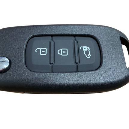 RFC 3 button flip key case shell for Renault Trafic 2021 2022 2023 2024 2025 VA2 blade