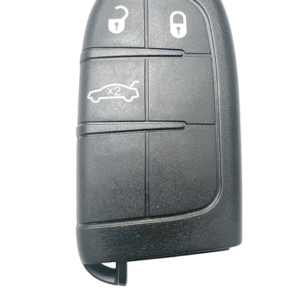 RFC 3 button key case shell for Fiat 500x Chrysler smart keyless remote fob 2014 2015 2016 2017 2018 2019 2020 2021 2022