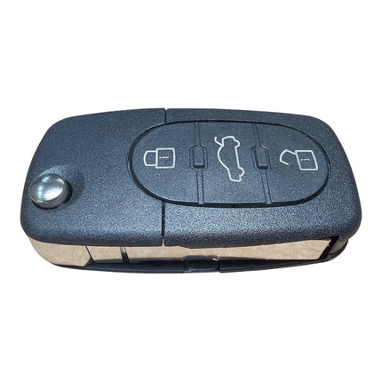 RFC 3 button flip key case for Audi A3 8L remote fob 2000 2001 2002 2003 