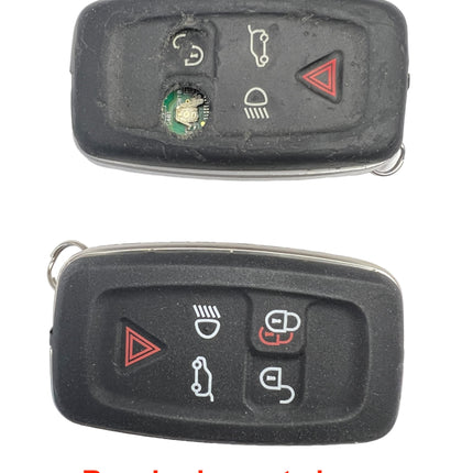 Repair service for Range Rover Sport L320 5 button remote key fob 2009 2010 2011 2012 2013