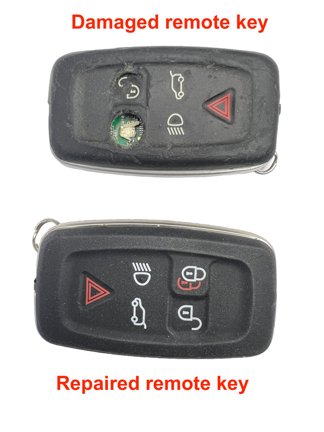 Repair service for Range Rover Sport L320 5 button remote key fob 2009 2010 2011 2012 2013