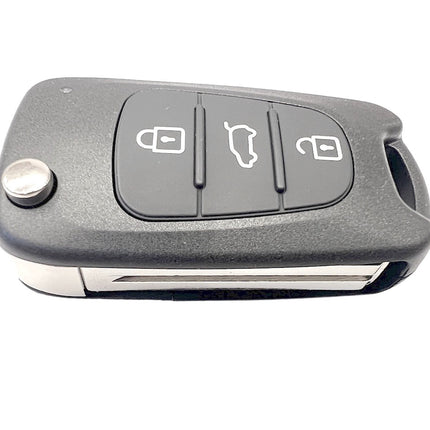 RFC 3 button flip key case for Hyundai i30 remote fob 2007 2008 2009 2010 2011 2012 2013 2014 2015 2016 2017