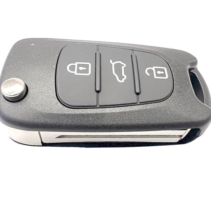RFC 3 button flip key case for Hyundai Veolster remote fob 2011 2012 2013 2014