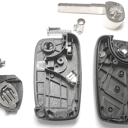 RFC 3 button flip key case for Citroen Relay remote key fob 2006 - 2009