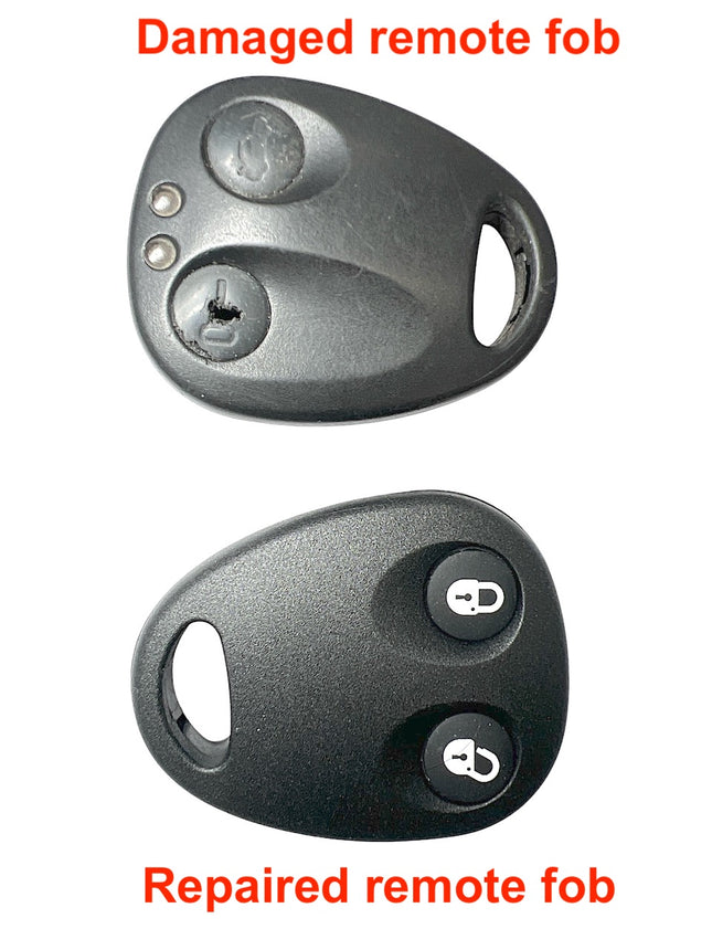 Repair service for Saab 900 1994 1995 1996 1997 1998 2 button remote fob