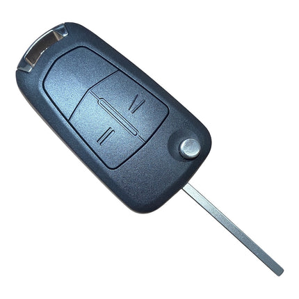 RFC 2 button flip key case for Vauxhall Astra H remote fob 2004 2005 2006 2007 2008 2009 2010 HU100 blade