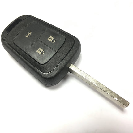 RFC 3 button key case for Vauxhall Cascada remote fob 2013 2014 2015 2016 HU100 blank blade