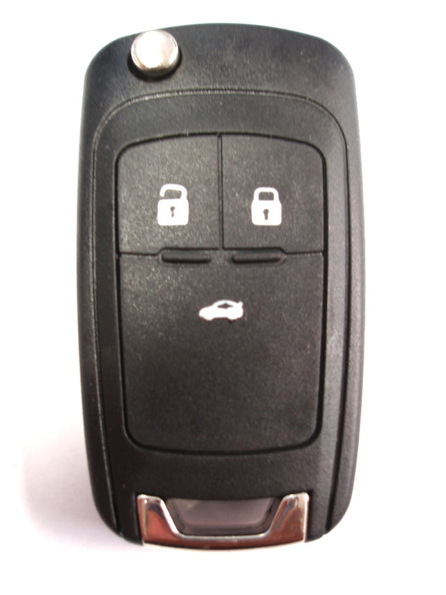 RFC 3 button flip key case for Vauxhall Opel Cascada remote fob 2013 2014 2015 2016 HU100 blank