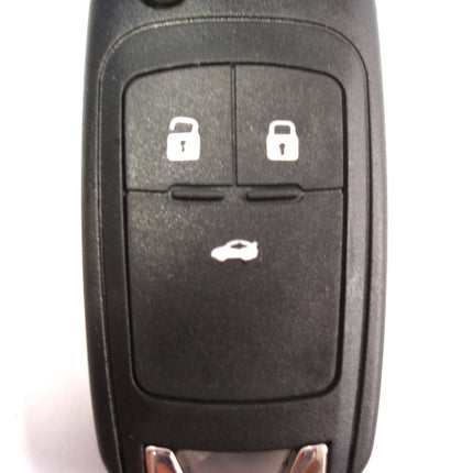 RFC 3 button flip key case for Vauxhall Opel Insignia remote fob 2009 2010 2011 2012 2013 2014 2015 2016 HU100 blank