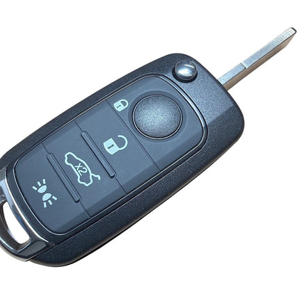 RFC 4 button flip key case for Fiat 500X remote fob 2014 2015 2016 2017 2018 2019 2020 2021 SIP22 blade
