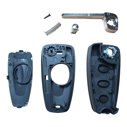 RFC 3 button flip key case for Ford Transit Custom Tourneo MK8 remote 2013 2014 2015 2016 2017 2018 2019 2020 2021 2022 2023