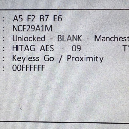 RFC 3 button keyless entry remote for Vauxhall Grandland X Crossland X 2017 - 2022 Hitag AES ID51