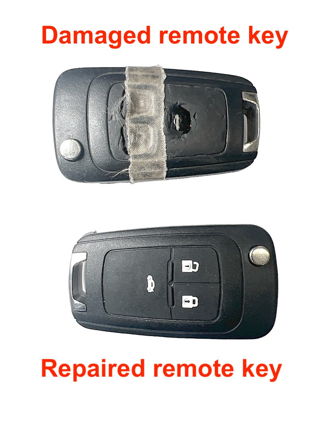 Repair service for Vauxhall Opel Cascada 3 button remote flip key 2013 2014 2015 2016 