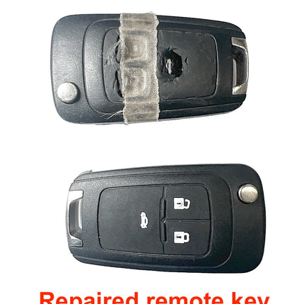 Repair service for Vauxhall Opel Mokka 2 or 3 button remote flip key fob 2013 2014 2015 2016