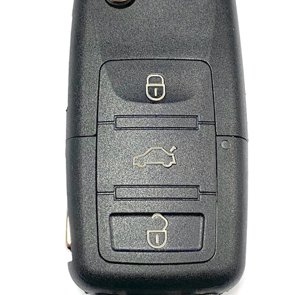 RFC 3 button flip key case for VW Volkswagen Golf MK5 remote fob 2004 2005 2006 2007 2008 2009