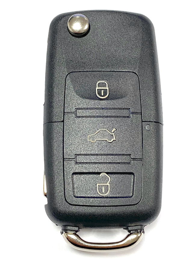 RFC 3 button flip key case for VW Volkswagen Golf MK5 remote fob 2004 2005 2006 2007 2008 2009