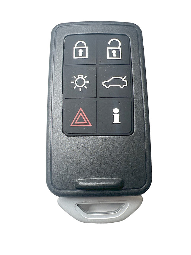 RFC 6 button keyless entry remote case shell for Volvo XC60 XC90 2009 2010 2011 2012 2013 2014 2015 2016 2017