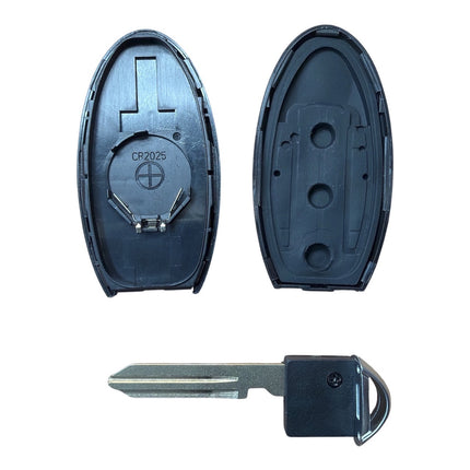 RFC 3 button case shell for Nissan Leaf remote fob 2015 2016 2017 2018 2019 2020 2021 2022 2023 2024 2025