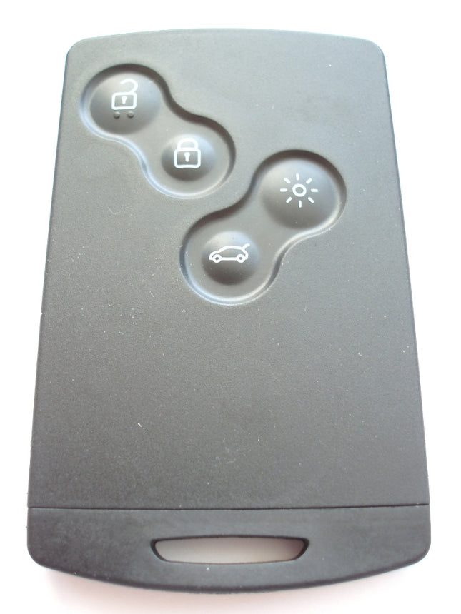 RFC 4 button key card case shell for Renault Megane 2009 2010 2011 2012 2013 2014 2015
