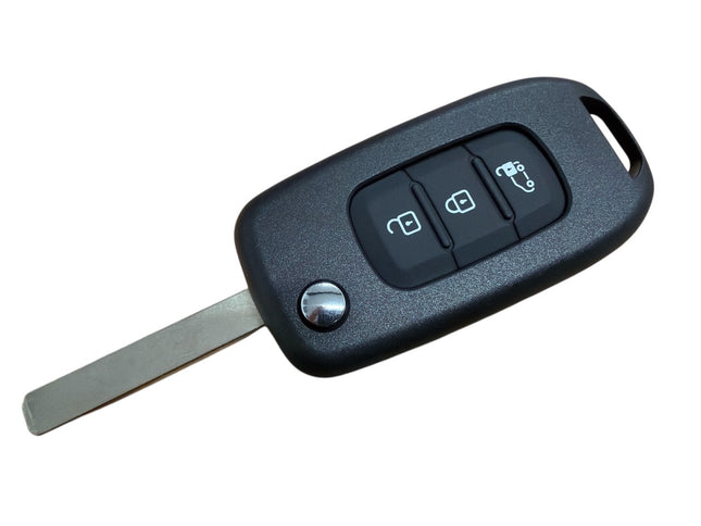RFC 3 button flip key case shell for Renault Trafic 2021 2022 2023 2024 2025 VA2 blade