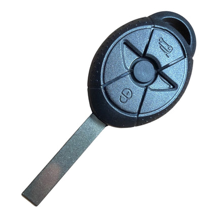 RFC 3 button key case for BMW MINI One Cooper S Cabriolet Convertible 2004 2005 2006 remote HU92 blade