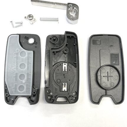 RFC 4 button flip key case for Jeep Renegade remote fob 2014 2015 2016 2017 2018 2019 2020 2021