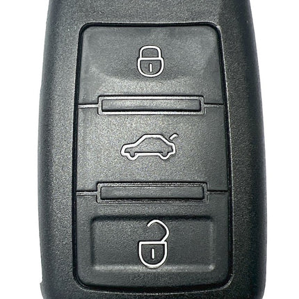 RFC 3 button flip key case for Audi A8 D3 remote key fob 2002 2003 2004 2005 2006 2007 2008 2009