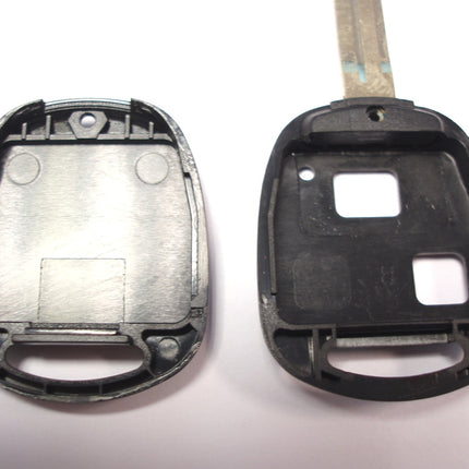 RFC 2 button key case for Toyota Celica remote fob TOY43 Profile 1999 2000 2001 2002 2003 2004 2005