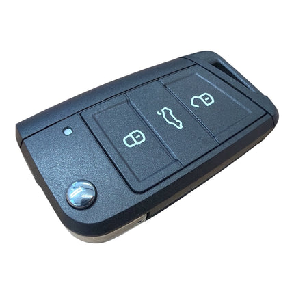 RFC 3 button flip key case for VW Volkswagen Polo MK5 2013 2014 2015 2016 2017 2018 HU162T
