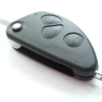 RFC 3 button flip key case for Alfa Romeo 147 GT remote fob 2000 2001 2002 2003 2004 2005 2006 2007 2008 2009 2010