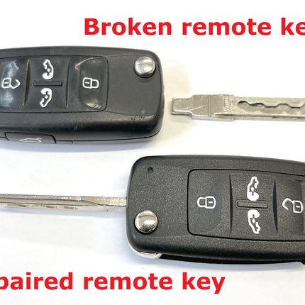 Repair service for Seat Alhambra 4 or 5 button remote key 2010 2011 2012 2013 2014 2015 2016 2017 2018 2019 2020