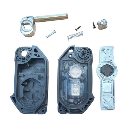 RFC 2 button flip key case shell for BMW motorcycle motorbike bike
