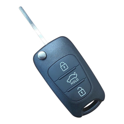 RFC 3 button flip key case shell for Kia Venga 2009 2010 2011 2012 2013 remote fob HU134 profile